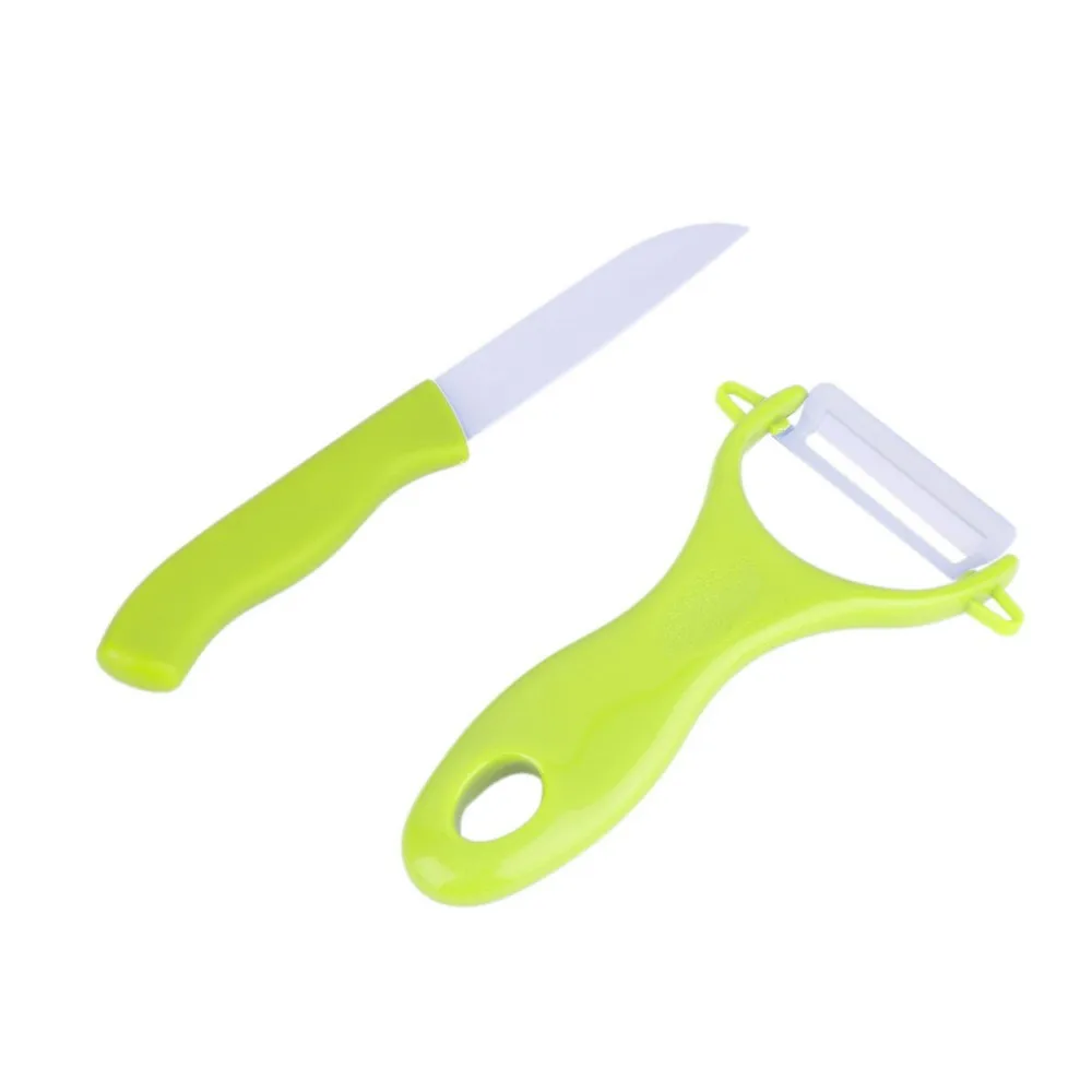 WALFOS Высокое качество красоты циркония кухонный нож набор Керамический нож+ машина для очистки фруктов от кожуры или кожицы Набор ножей кухонные ножи