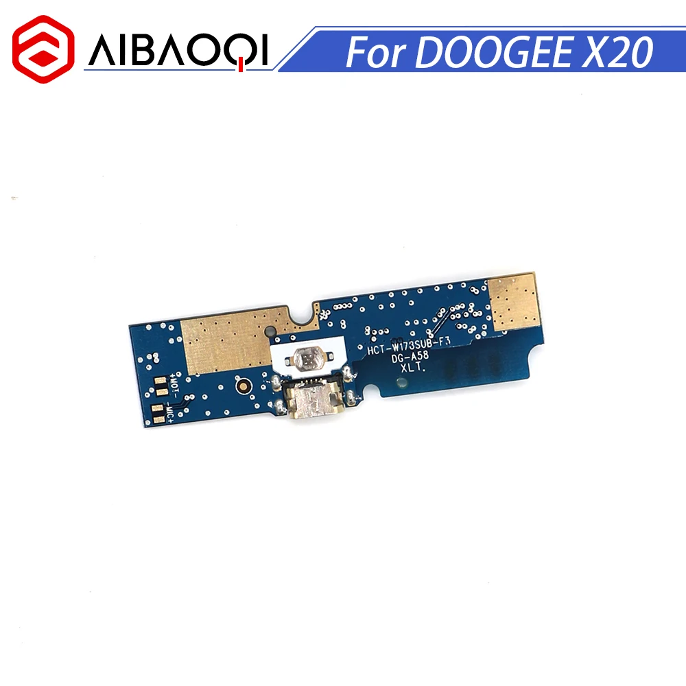 AiBaoQi usb разъем плата зарядки Для Doogee X20/X20L мобильного телефона Flex зарядка кабелей модуль телефона Mini USB порт