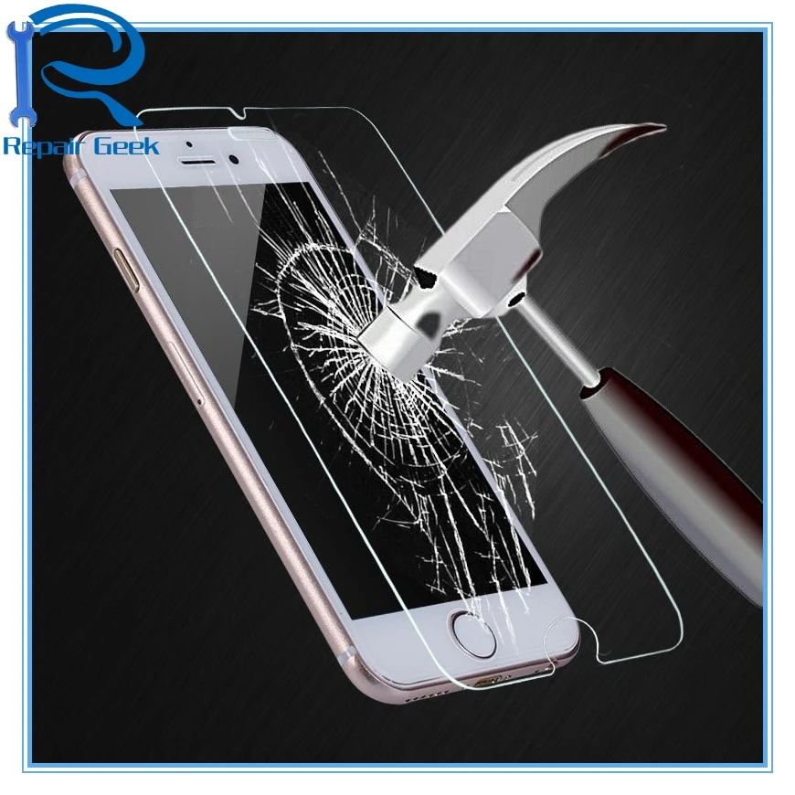20pcs/Lot New Ultra Thin 0.3mm Anti-shatter Tempered Glass For iPhone 6 6S Touch Screen Protector Film With Clean Tool Repair