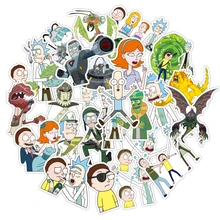 Mixed Rick and Morty Drama Funny Bumper Sticker Decal For Laptop Car Motorcycle Bike Bicycle Cartoon