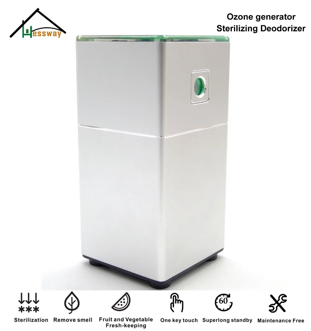 Aluminum portable ozone generator sterilizer air purifier Sterilizing Deodorizer with