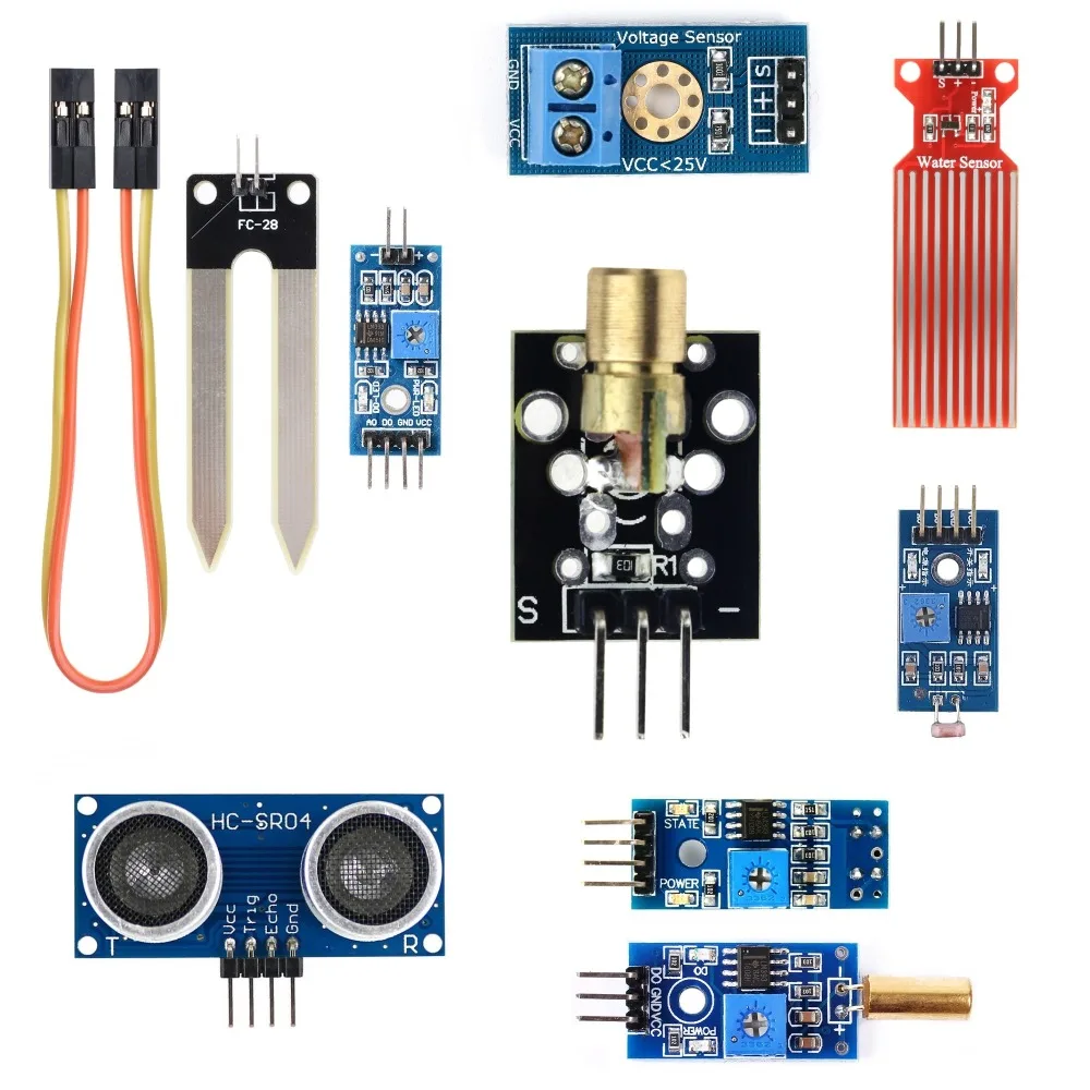 22-in-1 Electronic Component Sensor Module Kits for Arduino Raspberry Pi