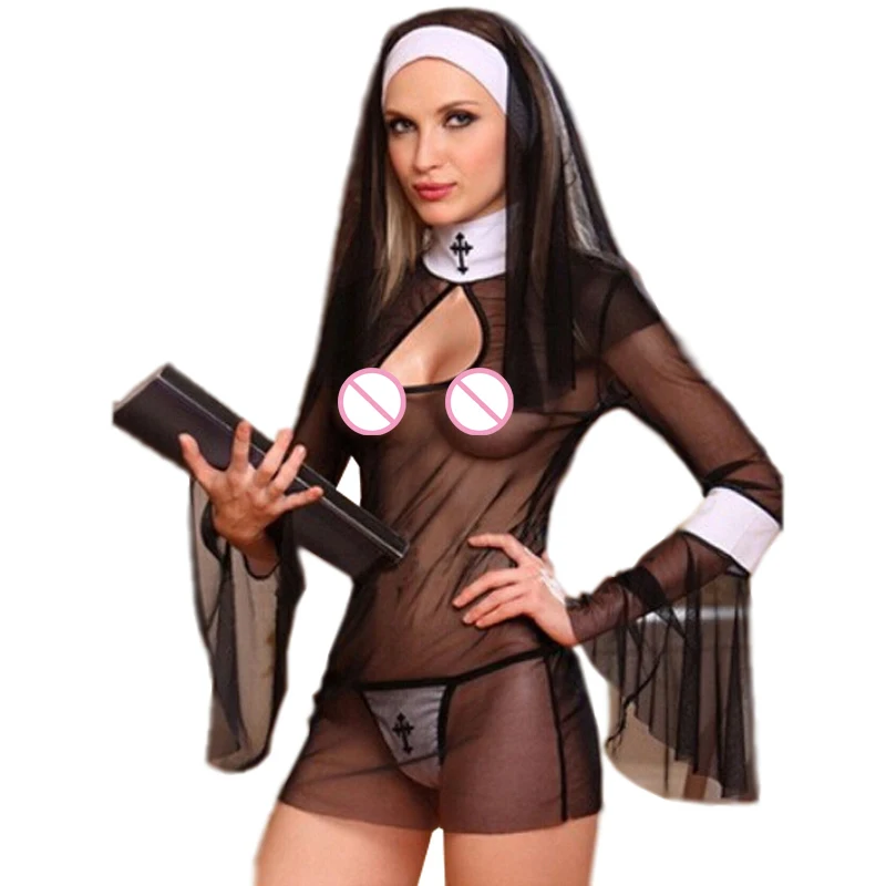 new-women-nun-costume-cosplay-sexy-lingerie-hot-nun-uniform-erotic-lingerie-transparent-role-playing-babydoll