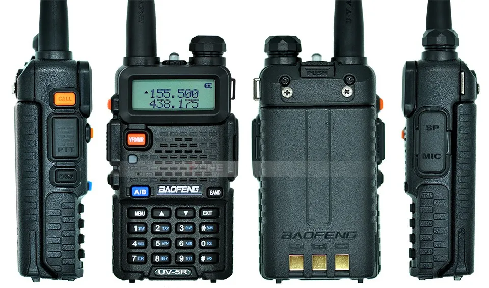 2 шт Baofeng UV-5R Walkie Talkie UV5R CB радиостанции 5 Вт 128CH УКВ Dual Band УФ 5R двухстороннее радио для охоты Любительское радио