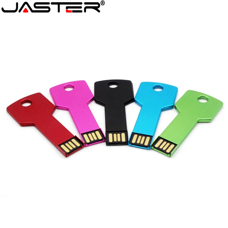 JASTER Key USB флэш накопитель 4 ГБ 8 Заказная лазерная печать логотипа usb флешка 16 32