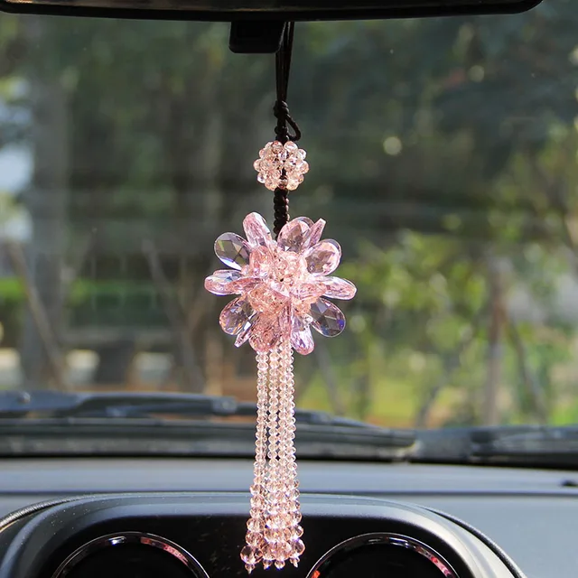 Buy 12 Styles Crystal Glass Hanging Crafts Car