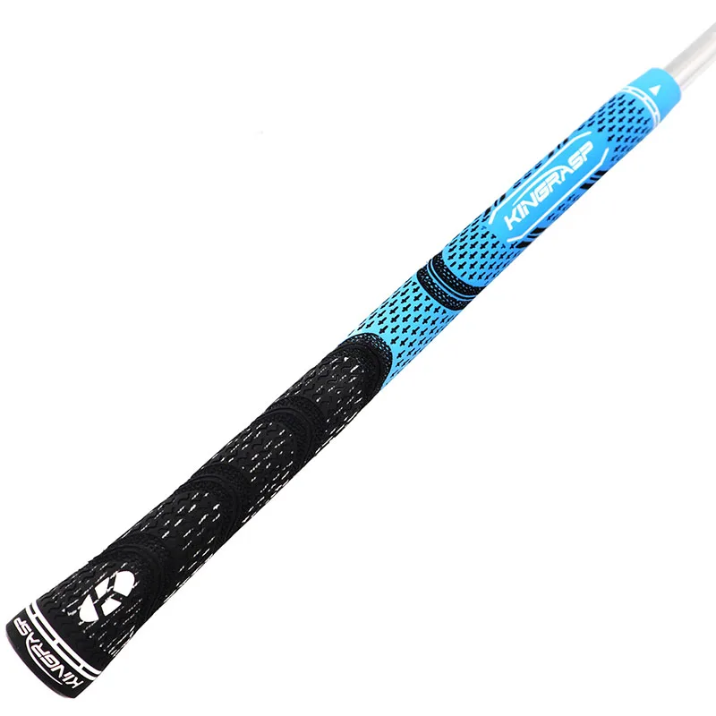 KINGRASP резиновые для гольфа ручка из железного дерева 9 цветов на ваш выбор стандартных спецификаций для мужчин/женщин - Цвет: lightblue-standard