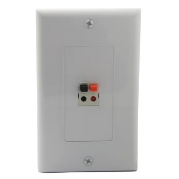 

black / white color 114 X 70 Style 1.0 banana sound box speaker wall plate