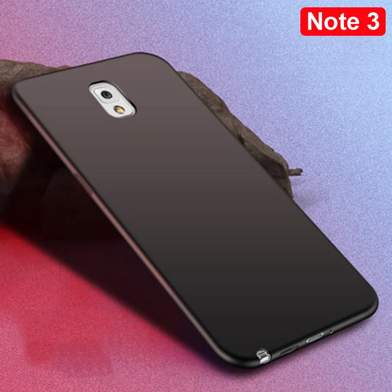 

Soft Silicone Case For Samsung Galaxy Note 3 Cover Matte TPU Skin Slim Protective Cases For Galaxy Note3 N9008v Cover Bags Shell