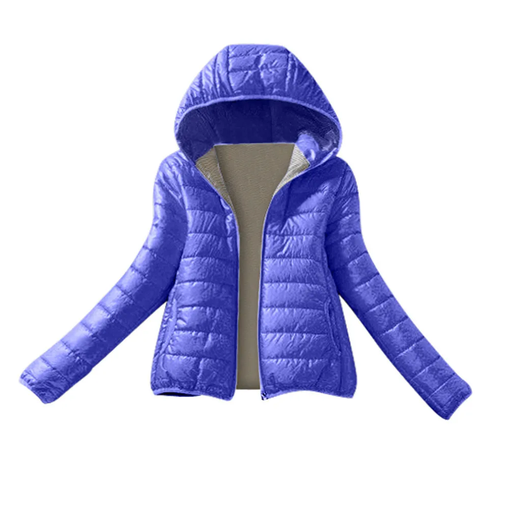 Women Winter Warm Coat Slim Hooded Zipper Jacket Overcoat Coat abrigos mujer invierno 2018 winter jacket women