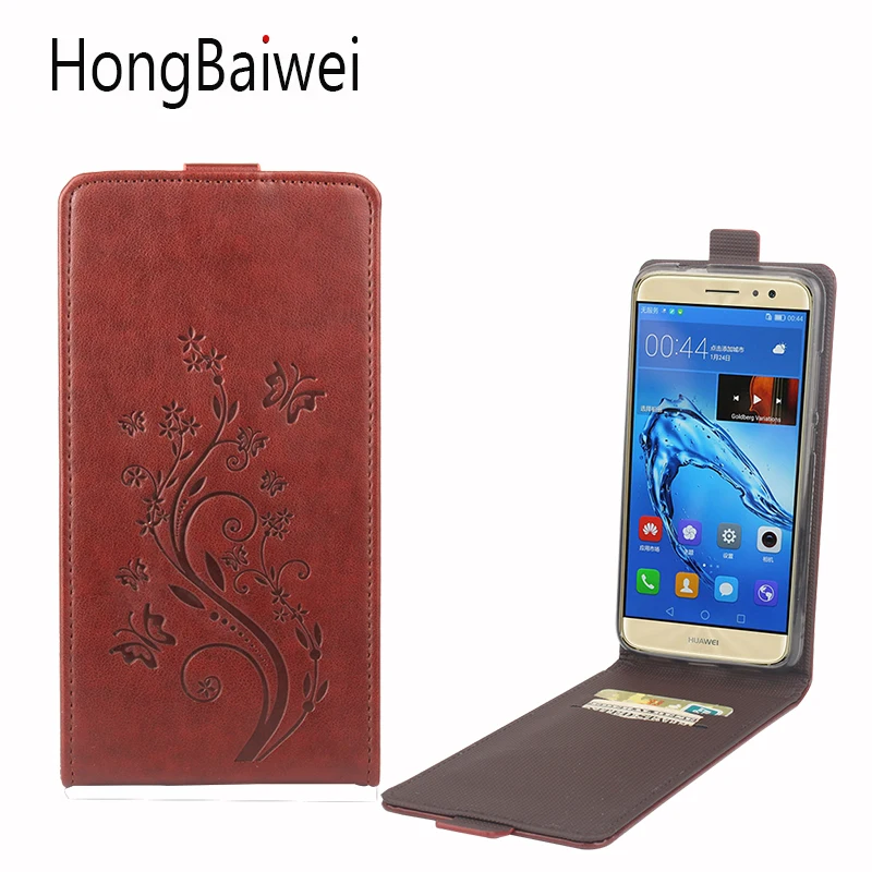 

HongBaiwei Case for Huawei Maimang 5 Case Leather Printed Flower Flip Luxury Card Slot Phone Bag Cover for Huawei Maimang 5