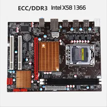 Neue X58 1366-pin LGA 1366 computer motherboard DDR3 ECC unterstützung server speicher unterstützung X5650X5675X5570