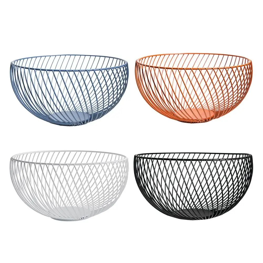 

Iron Art Fruit Basket Storage Bowl Living Room Storage Dried Fruit Holder
