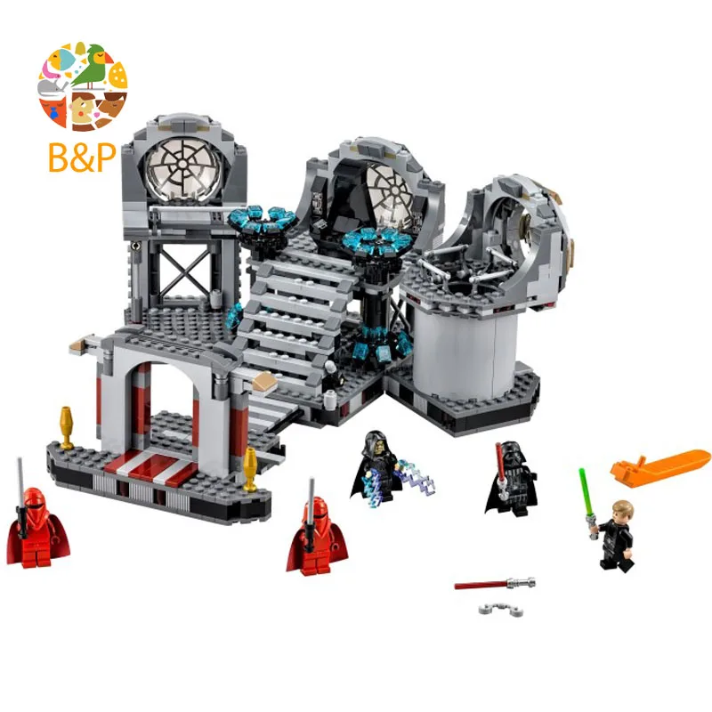 

Star plans Series The Death Star Final Due 75093 723 Building Blcok set Brick compatible 10464 Toys for children Gift