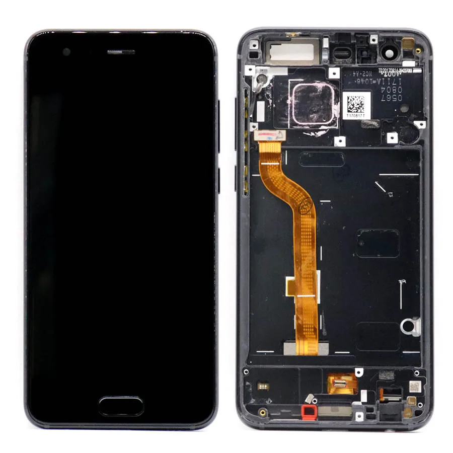 Sinbeda 5 15 &quot100% новый с кнопкой отпечатков пальцев LCD для HUAWEI Honor 9 сенсорный экран