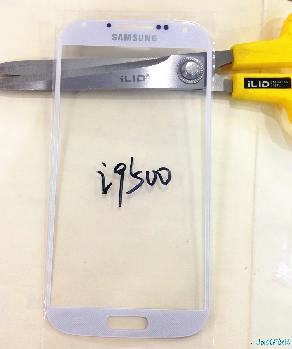 Замена для samsung Galaxy S4 i9500 i9505 Переднее стекло объектива ЖК дисплей внешняя