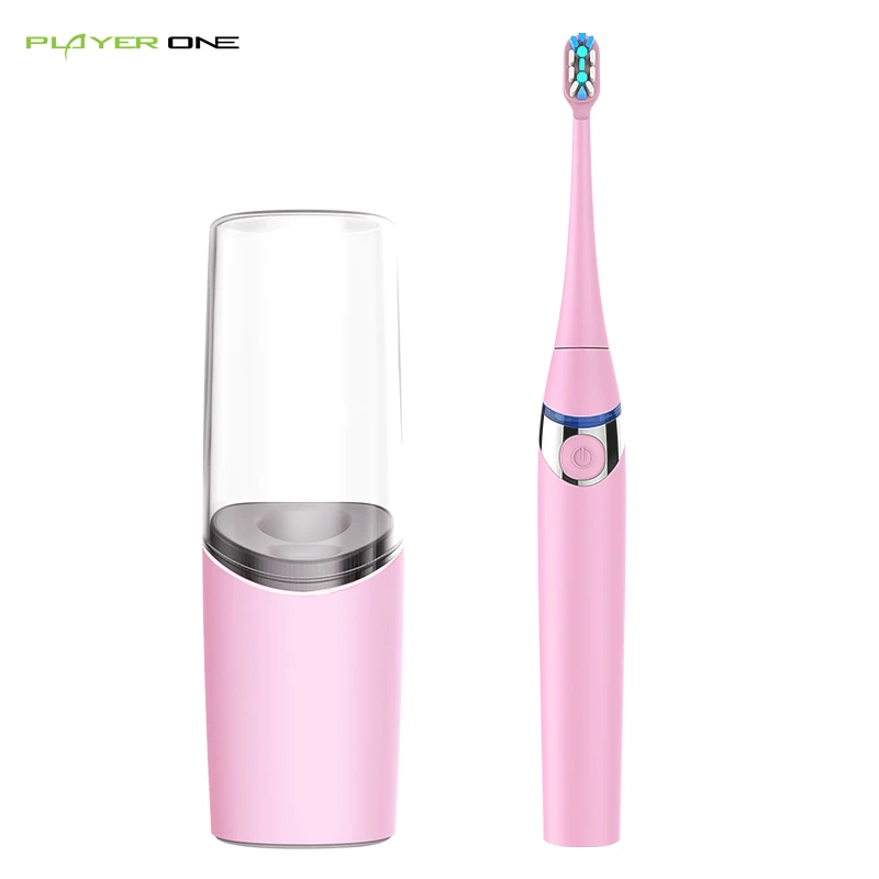 

Recharge UV Sterilization Electric Toothbrush,Travelling cup,Wireless Induction Charge 4 Optional Modes, Built-in Auto Timer