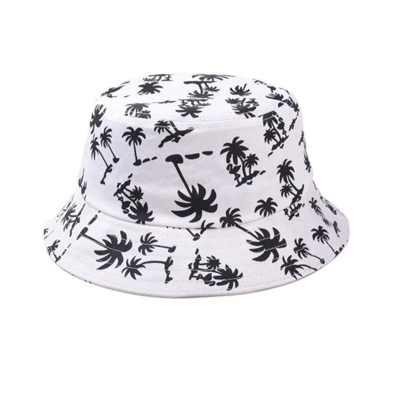 bucket hat palm tree