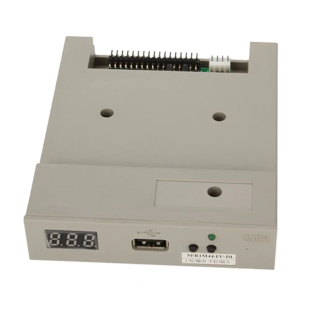 

Gray Electronic Organ Floppy Drive Converter Emulator Gotek SFR1M44-FU-DL 3.5" 1.44MB Normal version USB SSD FLOPPY DRIVE