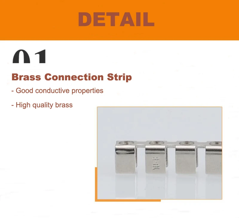 FBI 10-8 brass connection strip