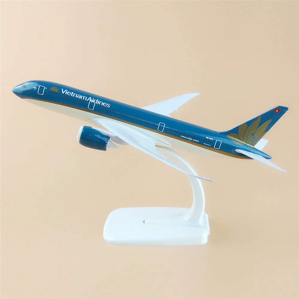 Новинка 20 см металлическая модель самолета Air Vietnam Airlines Boeing 787 B787 Airways W подставка
