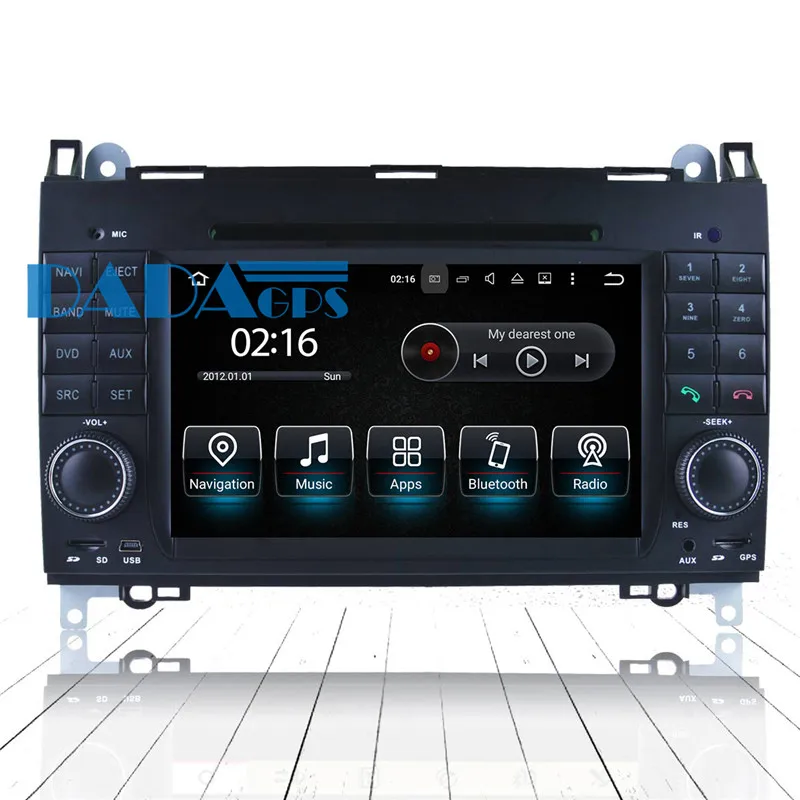 Sale Android 8.0 7.1 Car Radio DVD Player GPS Unit for MERCEDES-BENZ A-class W135 B-class W245 Viano Vito Sprinter Stereo Multimedia 8