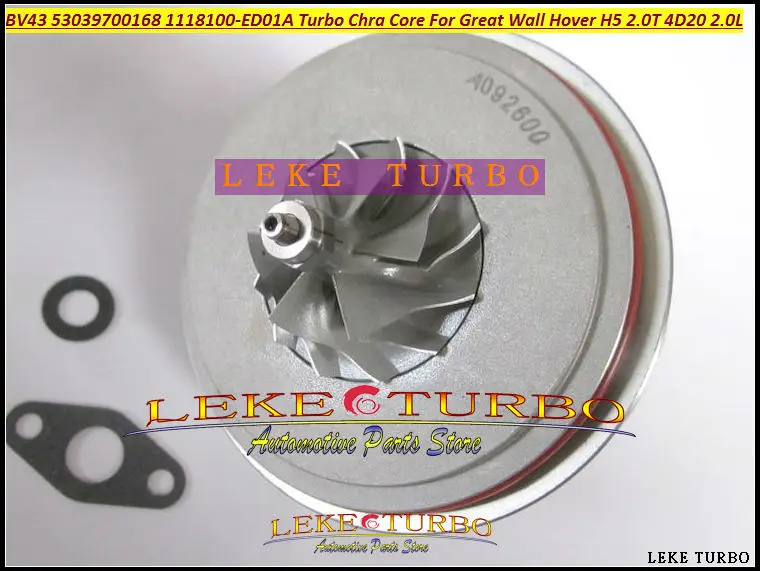 BV43 53039700168 53039880168 1118100-ED01A Turbine Turbocharger Cartridge Turbo Chra Core For Great Wall Hover H5 2.0T 4D20 (5)