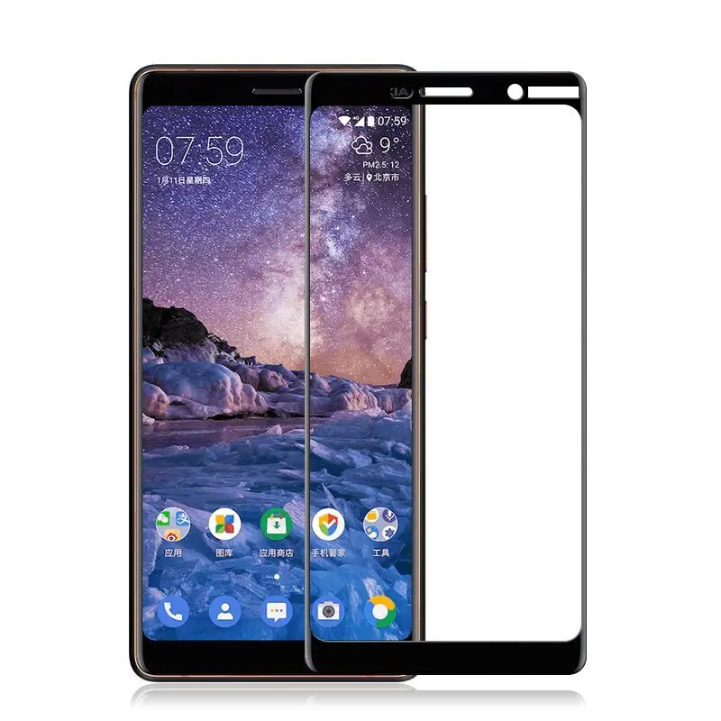 

9H Tempered Glass For Nokia 4.2 3.2 X71 3 5 6 8 9 Full Cover Screen Protector For Nokia 9 2.2 7.1 5.1 3.1 Plus Protective Film