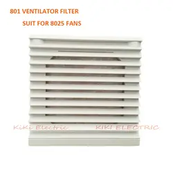 White Plastic FB-801 window-shades Ventilation Filter , Axial Fan Filter suit for 80*80mm Fan , Electric Cabinet  Filter net