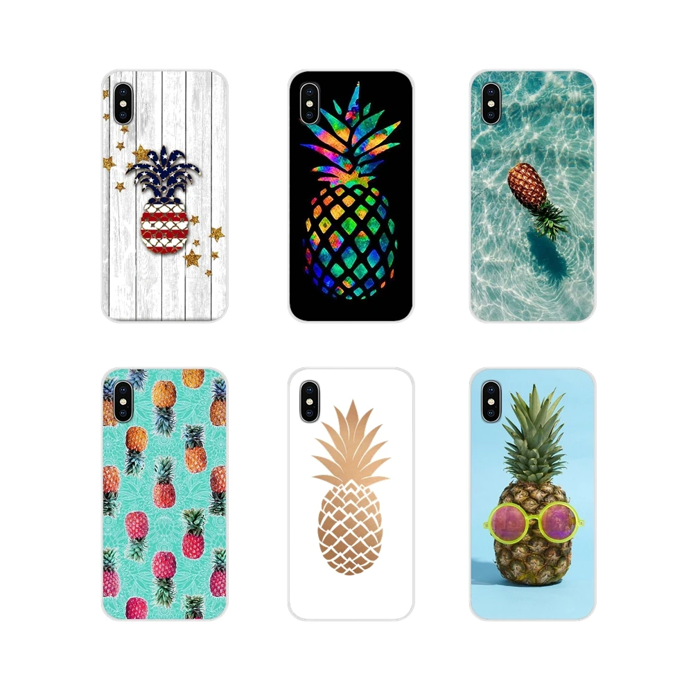

Soft Transparent Skin Cover Fruit Pineapple Pattern For Xiaomi Mi4 Mi5 Mi5S Mi6 Mi A1 A2 5X 6X 8 9 Lite SE Pro Mi Max Mix 2 3 2S