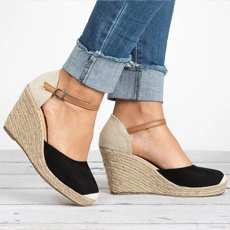 

Slope Buckle Color Sandals 34-43