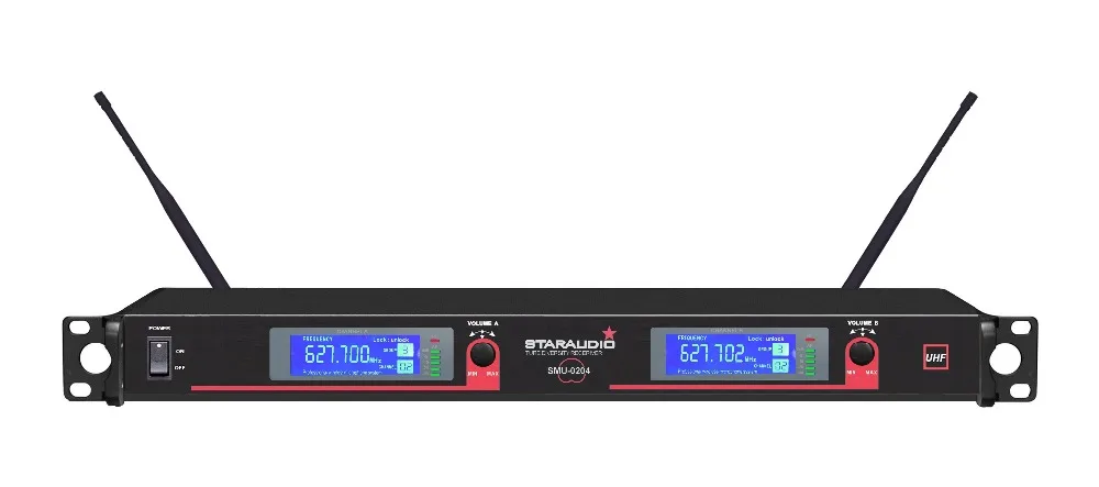 2ch uhf dj microphone
