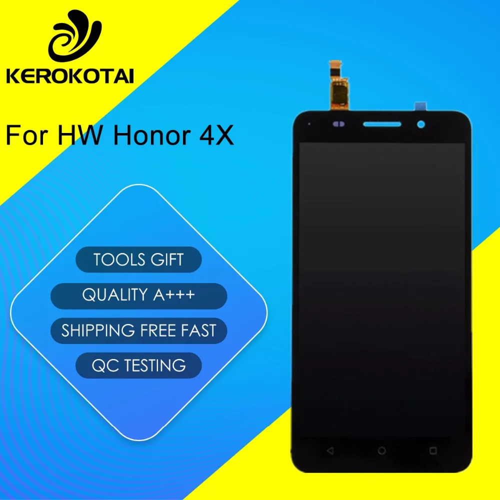 For HW Honor 4X 100 Tested Good Quality LCD Display Touch Screen