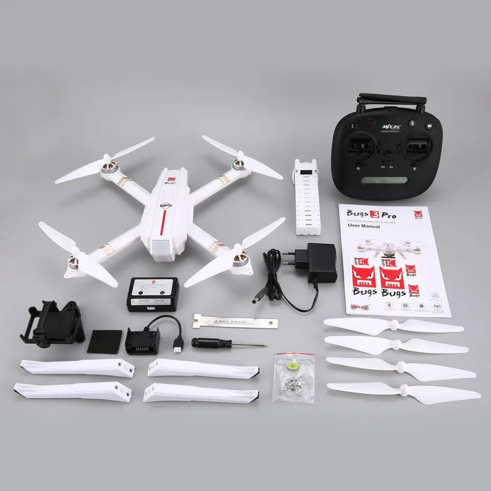 

MJX B3PRO RC Drone 4-Channel Quadcopter With No Camera WiFi APP Control Helicopter Multifunctional Brushless Motor 2204 1500KV