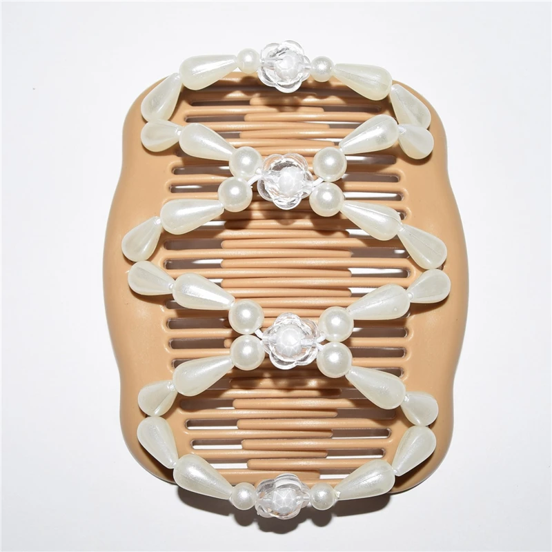 

20pcs/lot fashion white beautiful luxury magic comb free shipping