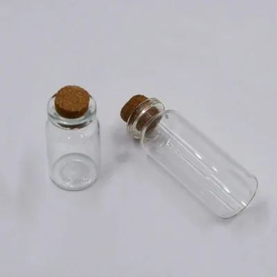 Mini Pudding Wishing Bottle Glass Cork Stars Luminous Drifting Creative Gift Lucky Star Decorative | Дом и сад