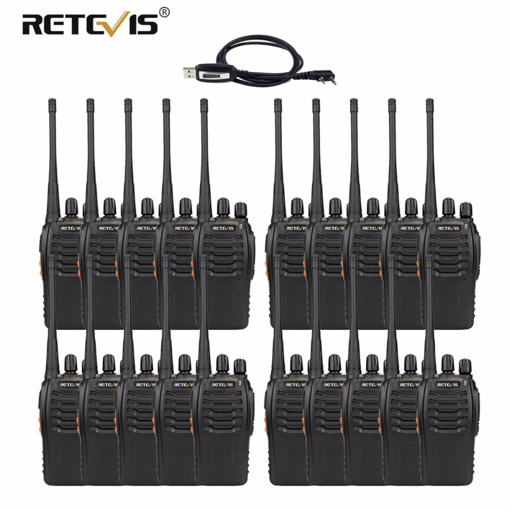 

20 pcs Walkie Talkie Retevis H-777/H777 UHF 400-470MHz Portable Two Way Radio Walkie-Talkie Walkie-Talkies For Restaurant/Hotel