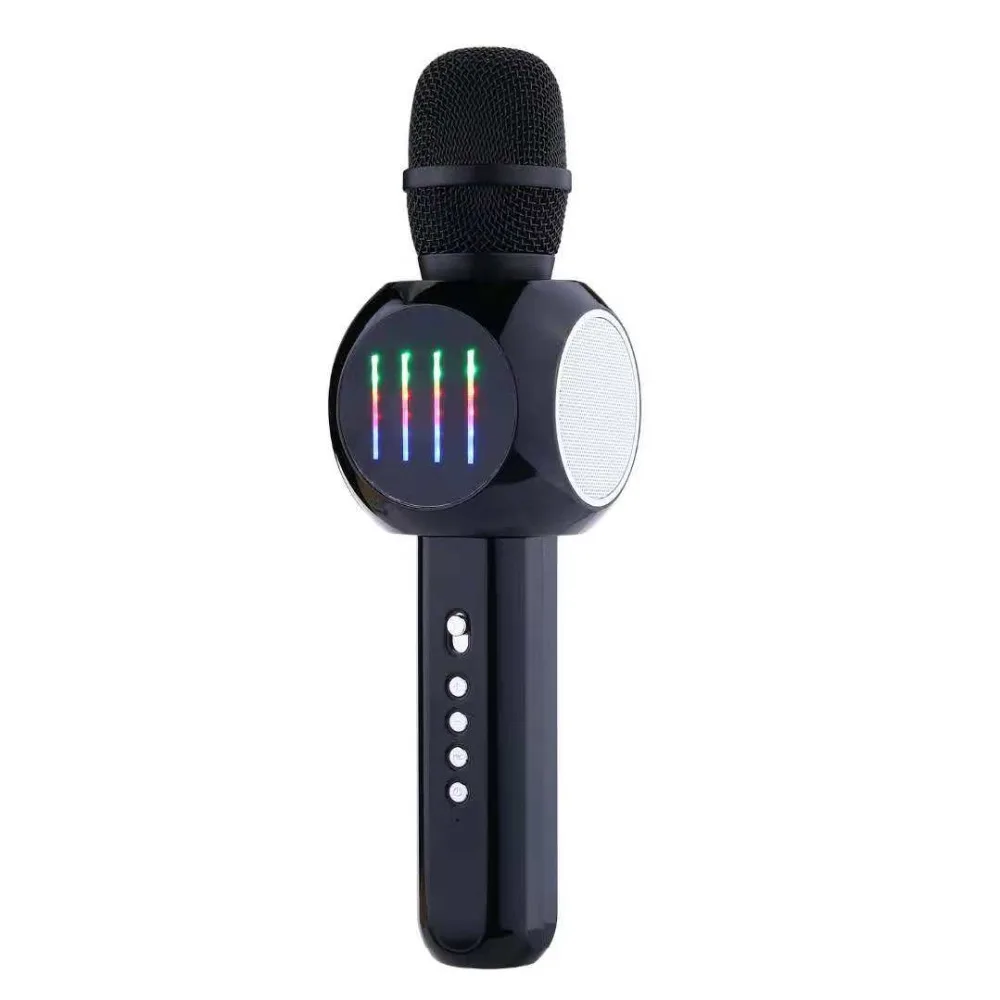 Мобильный K песня конденсаторный микрофон красочный Неон Мода Семья вечерние Bluetooth беспроводной microphone016