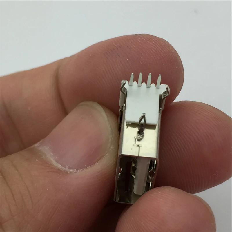 10 шт./лот USB 2 0 4Pin A Тип гнездовой разъем G59 боковой контактный короткий корпус для