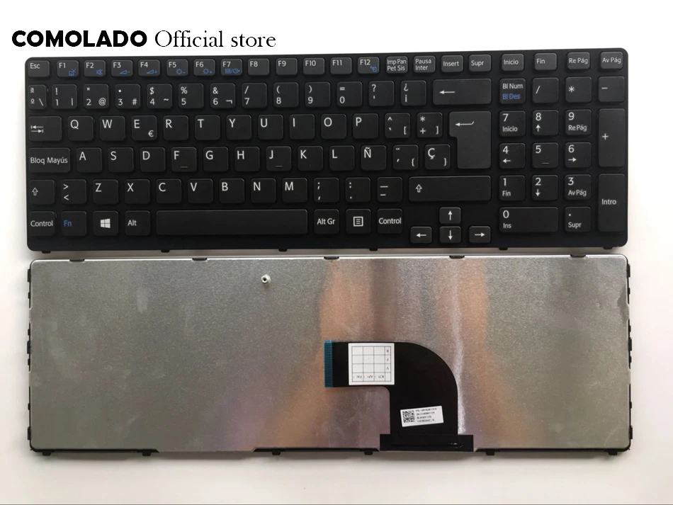 MTGJFDDFO Laptop Keyboard Compatible with Sony VAIO SVE151 V133830AS3RU3A 149161611RU 9Z.N6CSW.GOR00 Russia RU Black with Frame MTGJFDDFO Laptop Keyboard Compatible with Sony VAIO SVE151 V133830AS3RU3A 149161611RU 9Z.N6CSW.GOR00 Russia RU Black with Frame