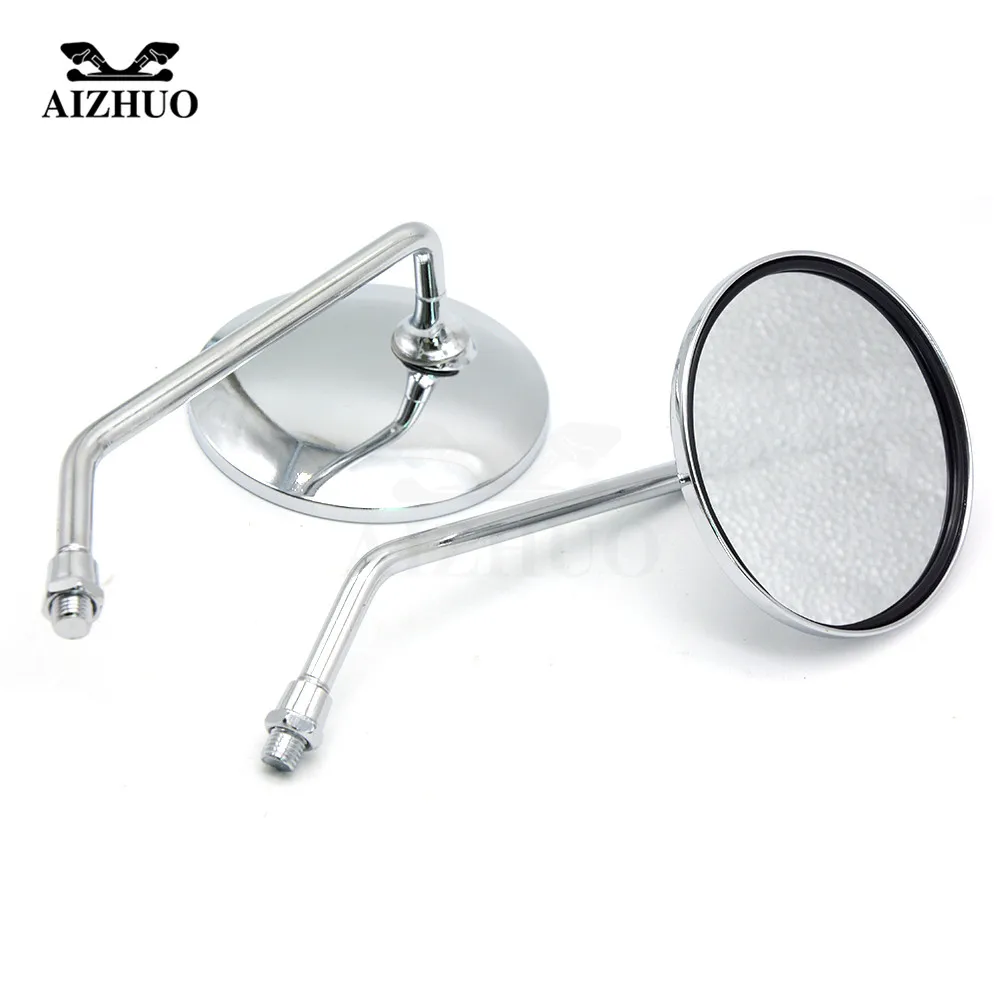 8/10mm Motorcycle Rearview Mirrors side Mirror round mirror for kawasaki z250sl z300 yamaha r15 r25 r3 2007 2012 2015