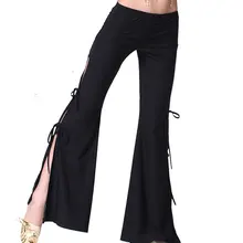 Живота Танцы штаны Панталоны живота Танцы трико для танца живота Племенной Черный живота Танцы брюки юбки для танцев Египет брюки