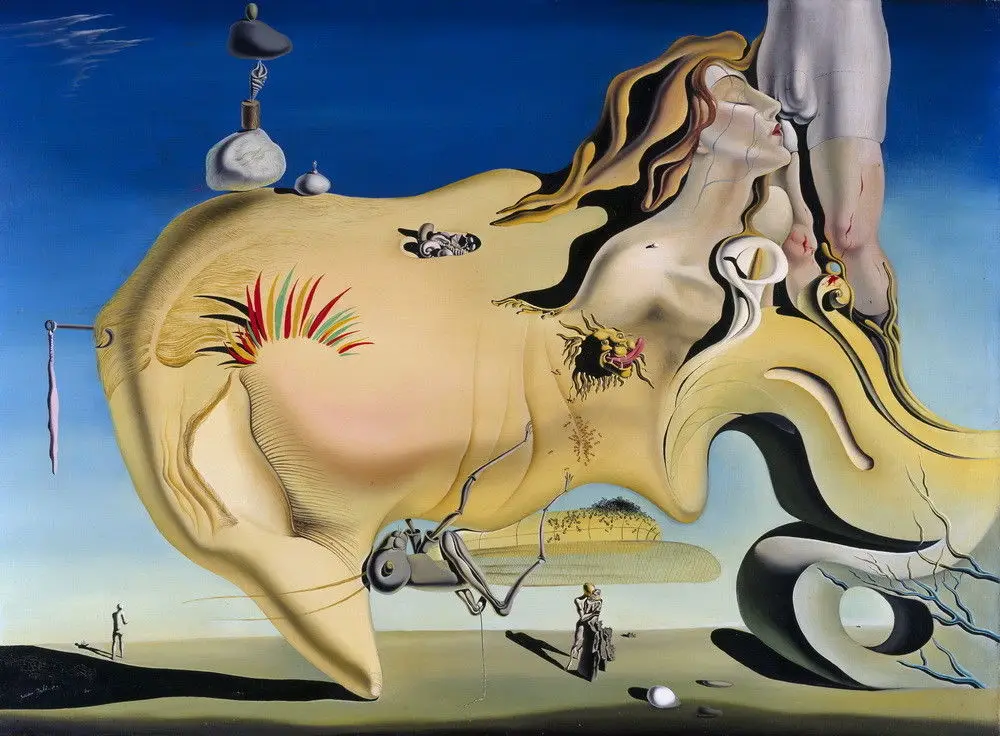 

Salvador Dali The Great Masturbator Giclee Art Wall Decor Silk Print Poster