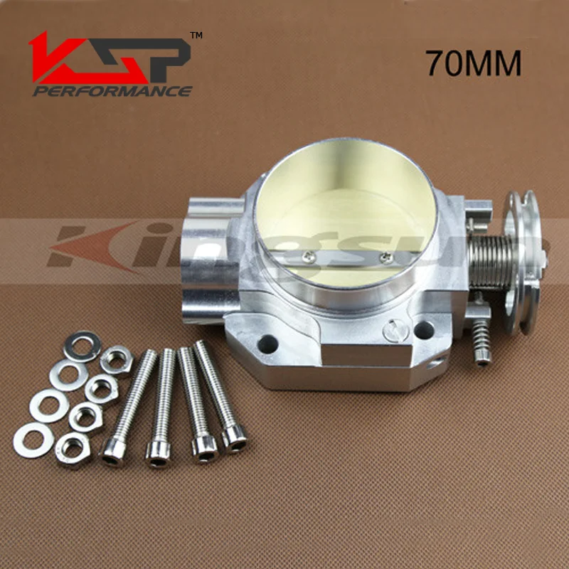 Kingsun 70mm High Flow Intake Throttle Body Aluminium Fit For Honda B16