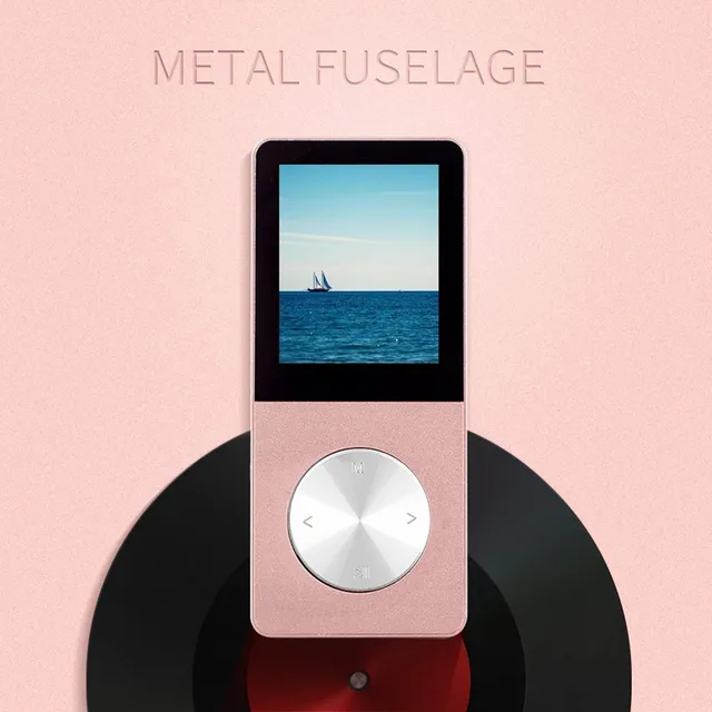 FGHGF Alloy mp3 music player Lossless HiFi MP3/ mp4 player 8GB mini Portable Audio Player FM Radio Ebook Voice Recorder mp4