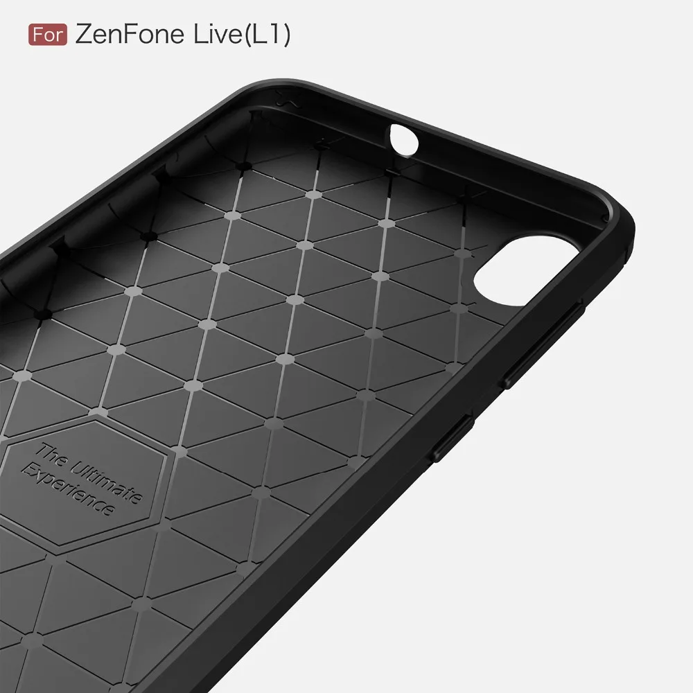Чехол из углеродного волокна для Asus Zenfone Live L1 Za550Kl чехол задняя крышка телефона