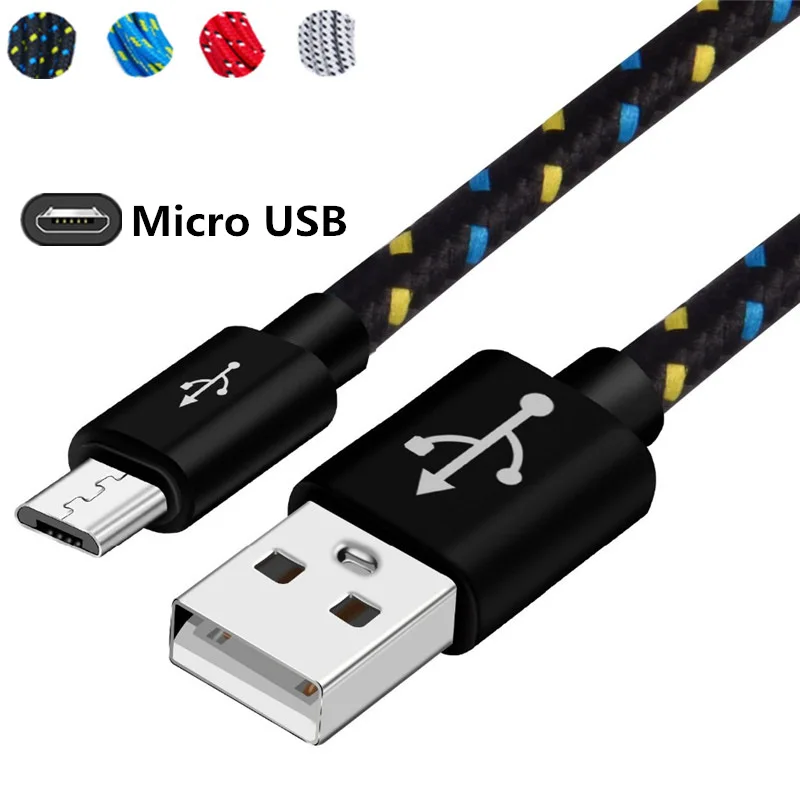 

Micro USB Charger Cable for Samsung J4 Plus Huawei Honor 8x 8c Data Wire for Redmi 6 pro HTC One X10 LG Sony Fast Charging Cord