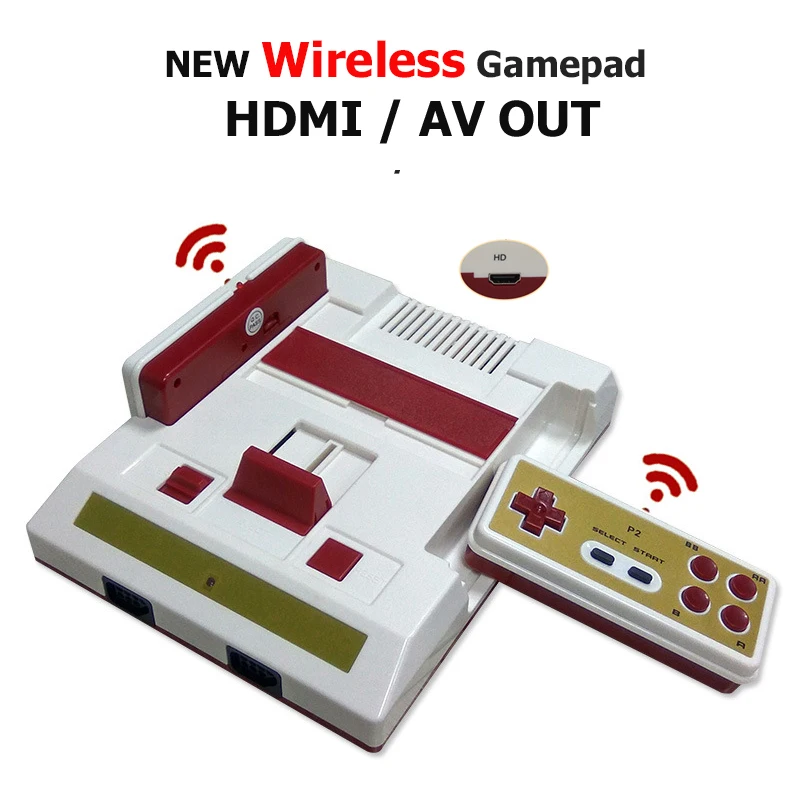 

Wireless Gamepad Controlle HDMI Out Retro Classic handheld Family TV video game console For 8bit Family TV game
