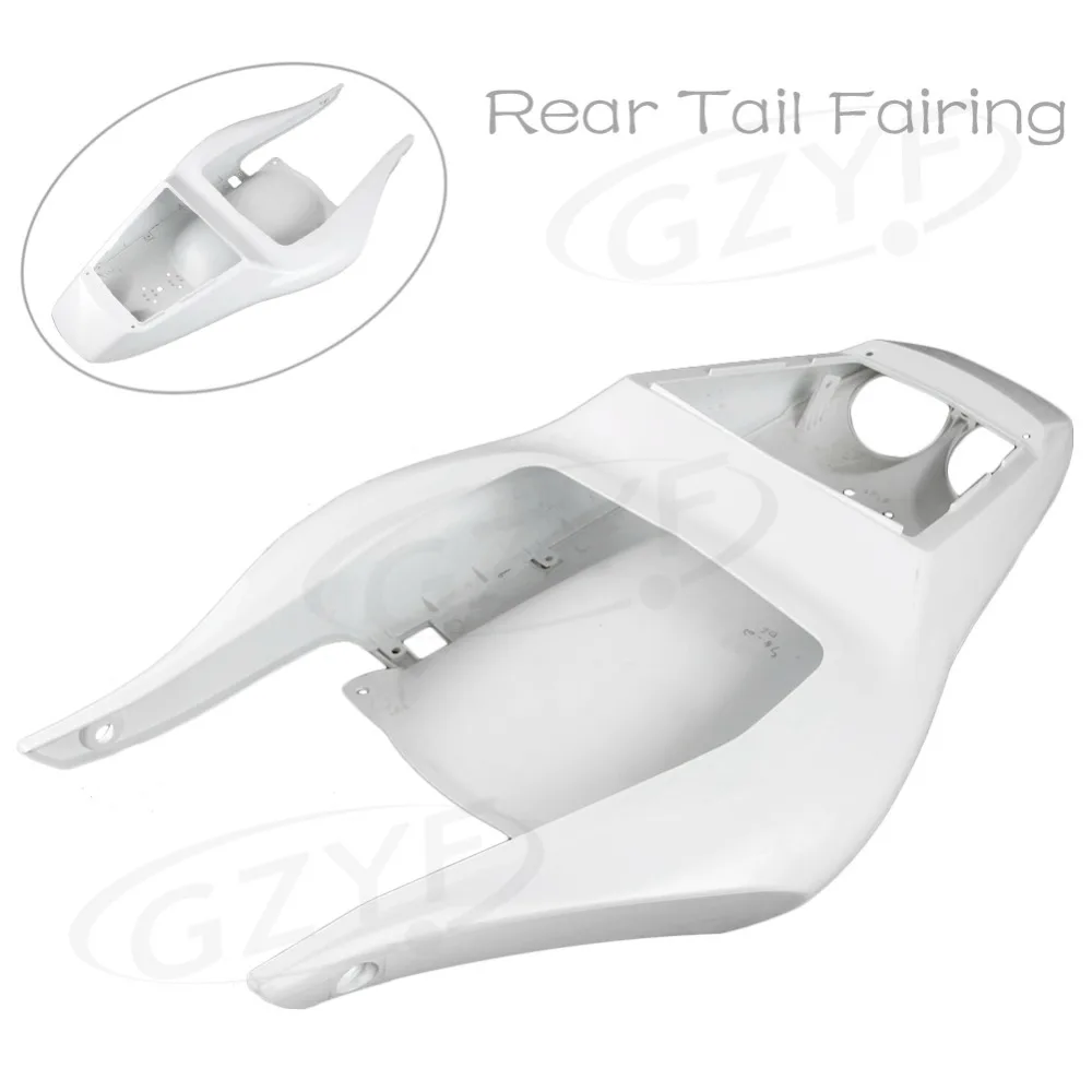 Non Peinte Raw Tail Rear Carénage pour Yamaha 1998-2002 YZF R6 98 99 00 01 02