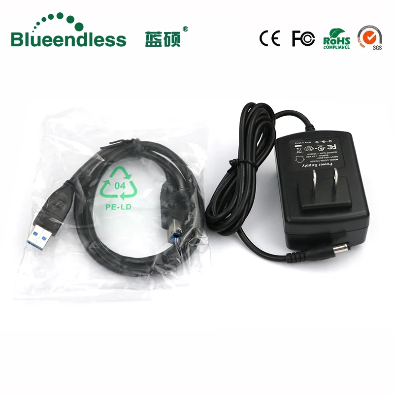 2-bay hdd box 3.5 sata to usb 3.0 hdd docking station external hdd case 6Gbps plastic 2.5 for 7-12.5mm hard disk case hd externo